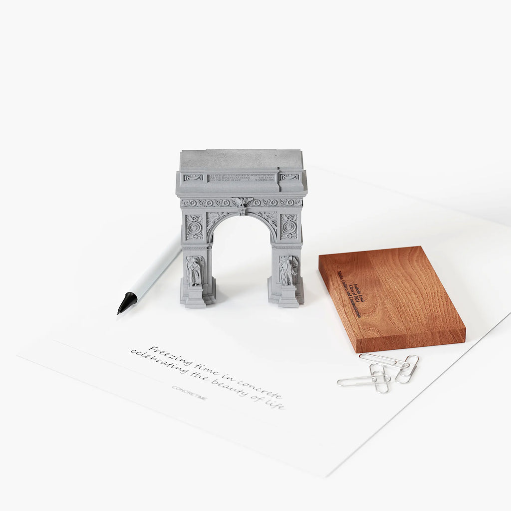 NYU Washington Square Arch – Concretime handcrafted landmark replica