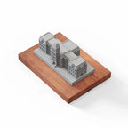 Ohio State University Hall – concrete desk decor, natural lighting