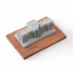 Ohio State University Hall – architectural model concrete, shadow detail