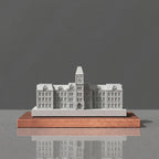 Ohio State University Hall – architectural miniature, close-up texture detail
