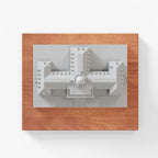 Penn State Old Main – scale model concrete architecture, Concretime