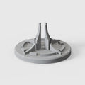 Purdue Engineering Fountain – concrete desk decor, natural lighting