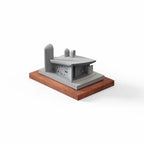 Ronchamp Chapel - Concretime architectural miniature, studio shot