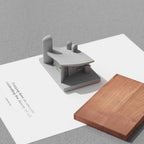 Ronchamp Chapel - custom engraved concrete miniature gift