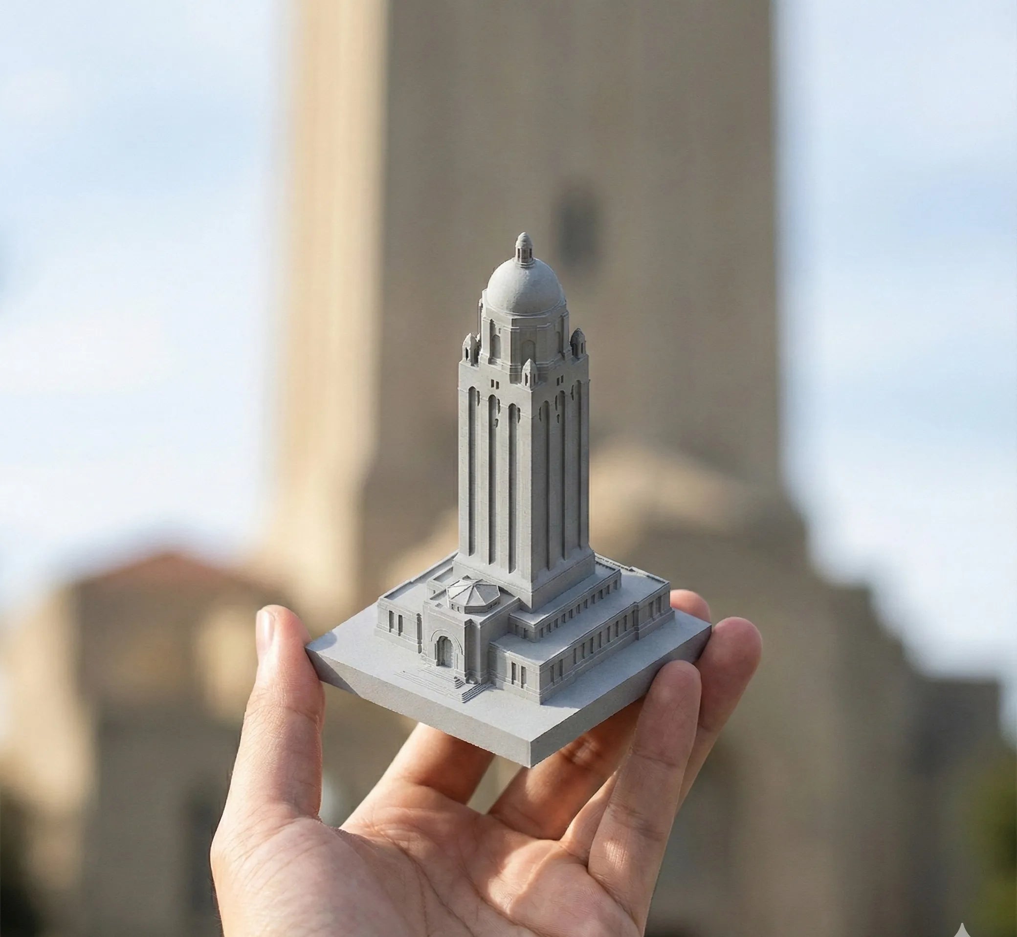Stanford Hoover Tower Concrete Model – Stanford University Graduation Gift & Alumni Desk Decor