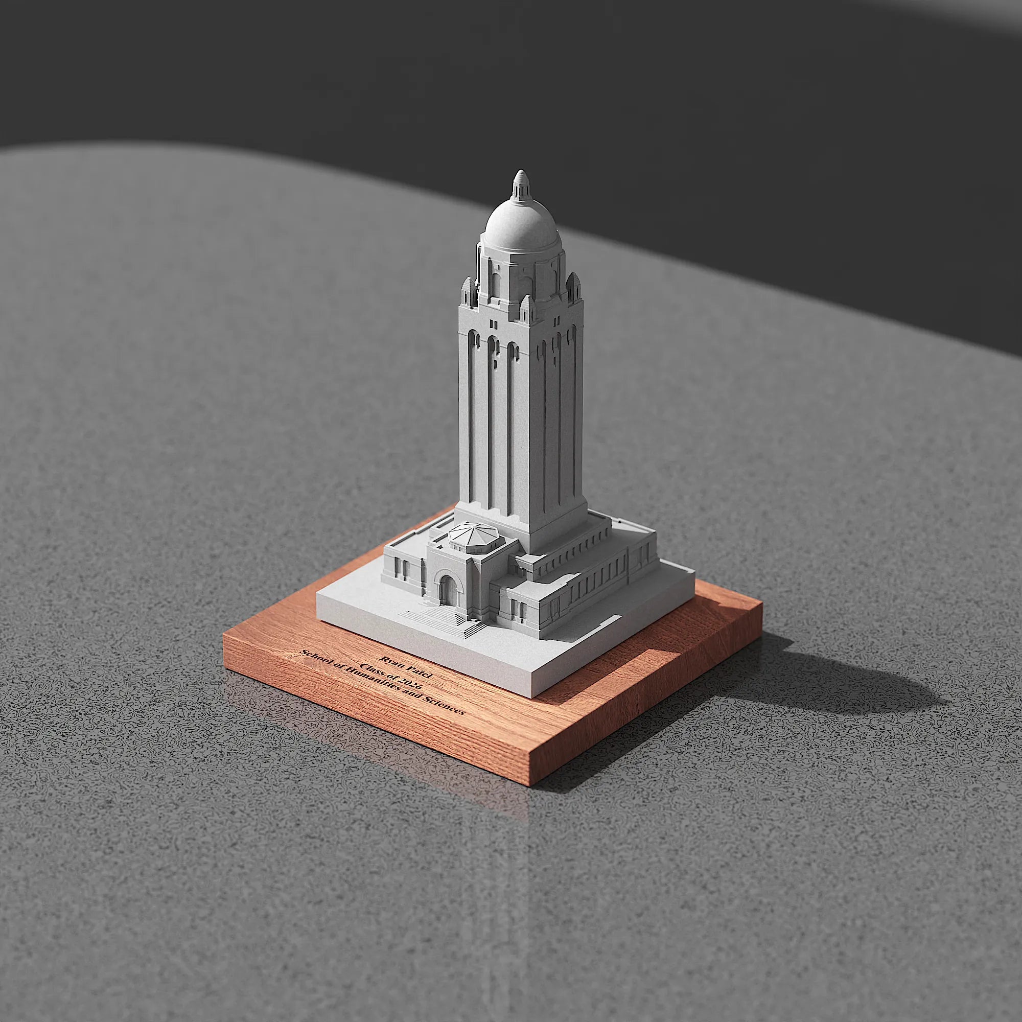 Stanford Hoover Tower Concrete Model – Stanford University Graduation Gift & Alumni Desk Decor