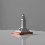 Stanford Hoover Tower – desk decor concrete replica, angled view