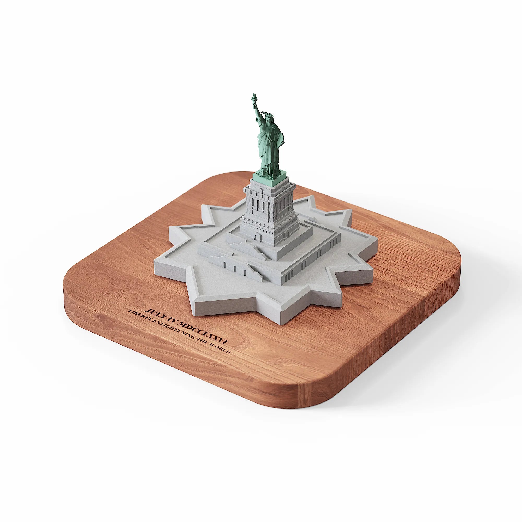 Statue of Liberty Concrete Model – NYC Architectural Miniature & Personalized New York Gift