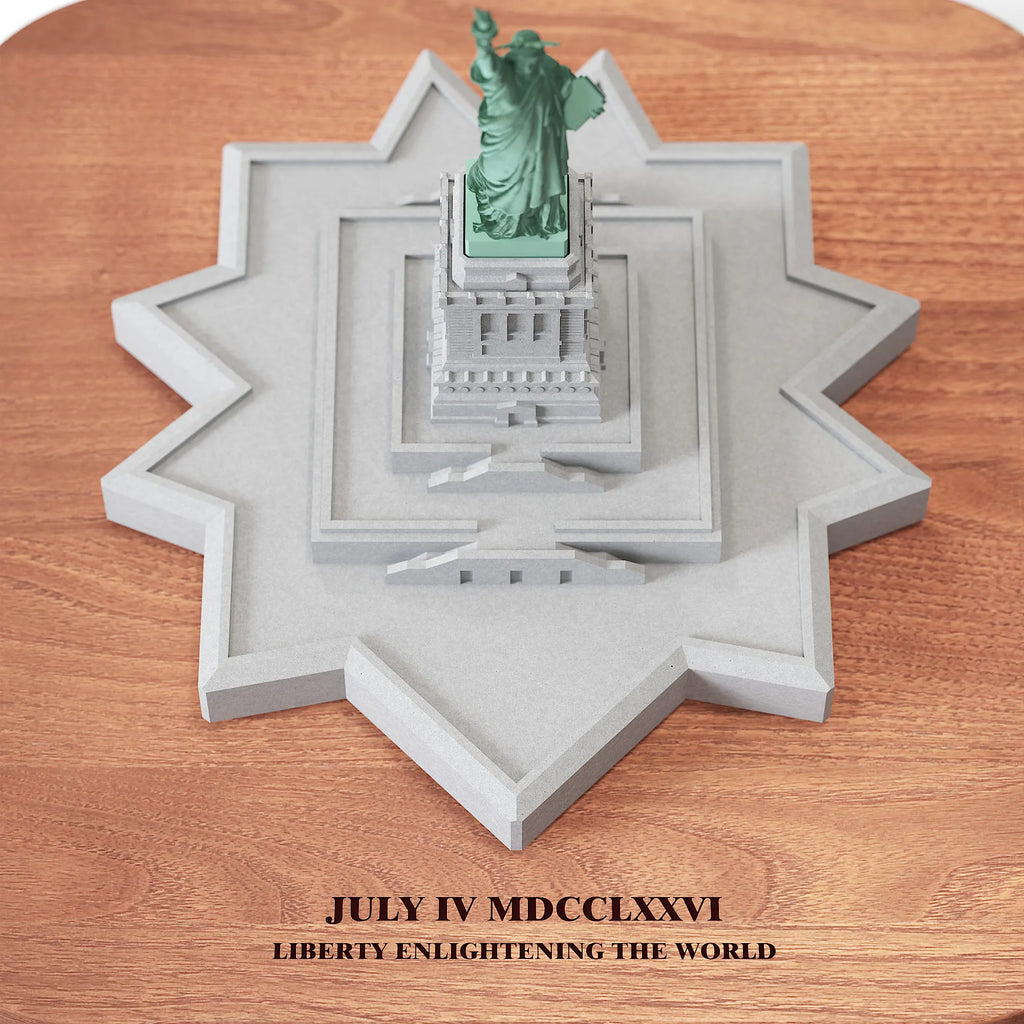 Statue of Liberty Concrete Model – NYC Architectural Miniature & Personalized New York Gift