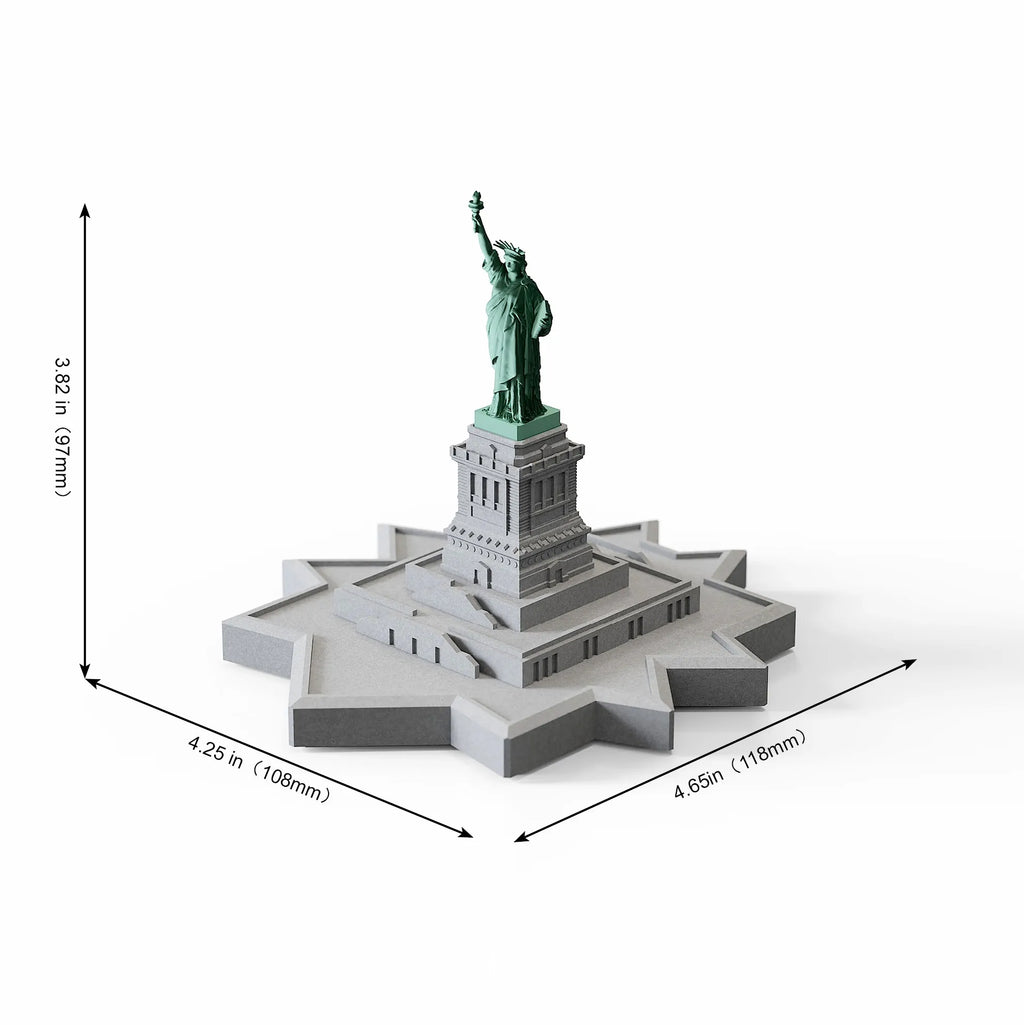 Statue of Liberty Concrete Model – NYC Architectural Miniature & Personalized New York Gift