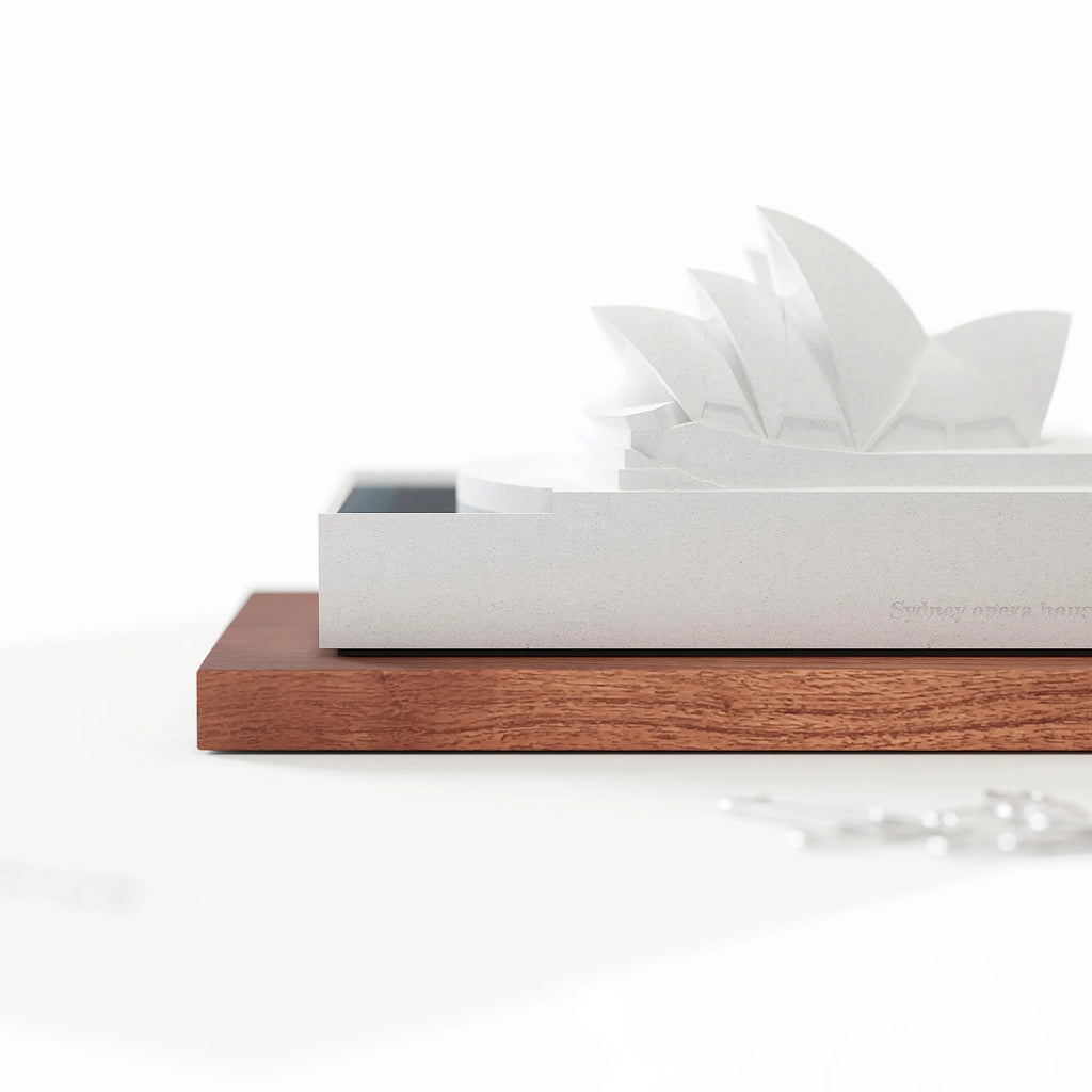 Sydney Opera House – concrete landmark model, lifestyle shot