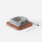 Texas A&M Kyle Field – Concretime architectural miniature, studio shot