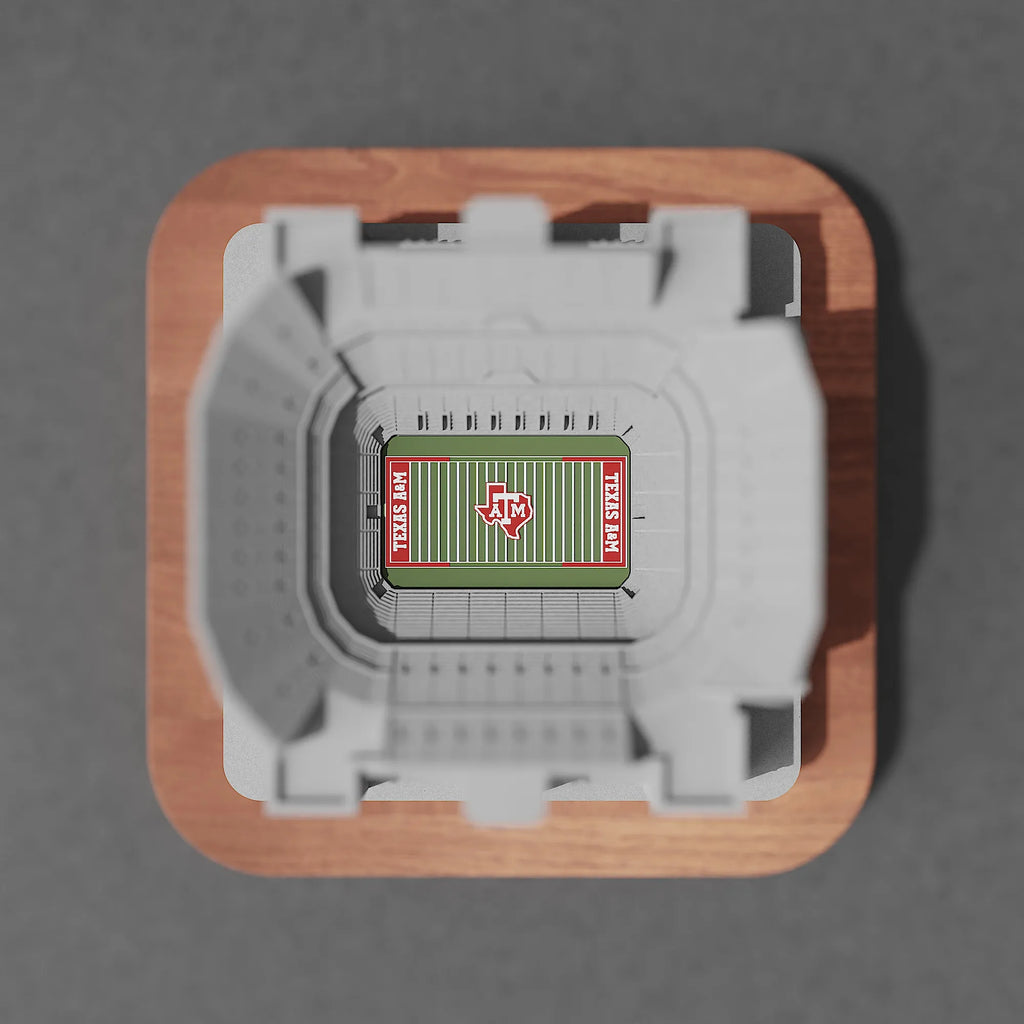 Texas A&M Kyle Field – concrete model, top-down view