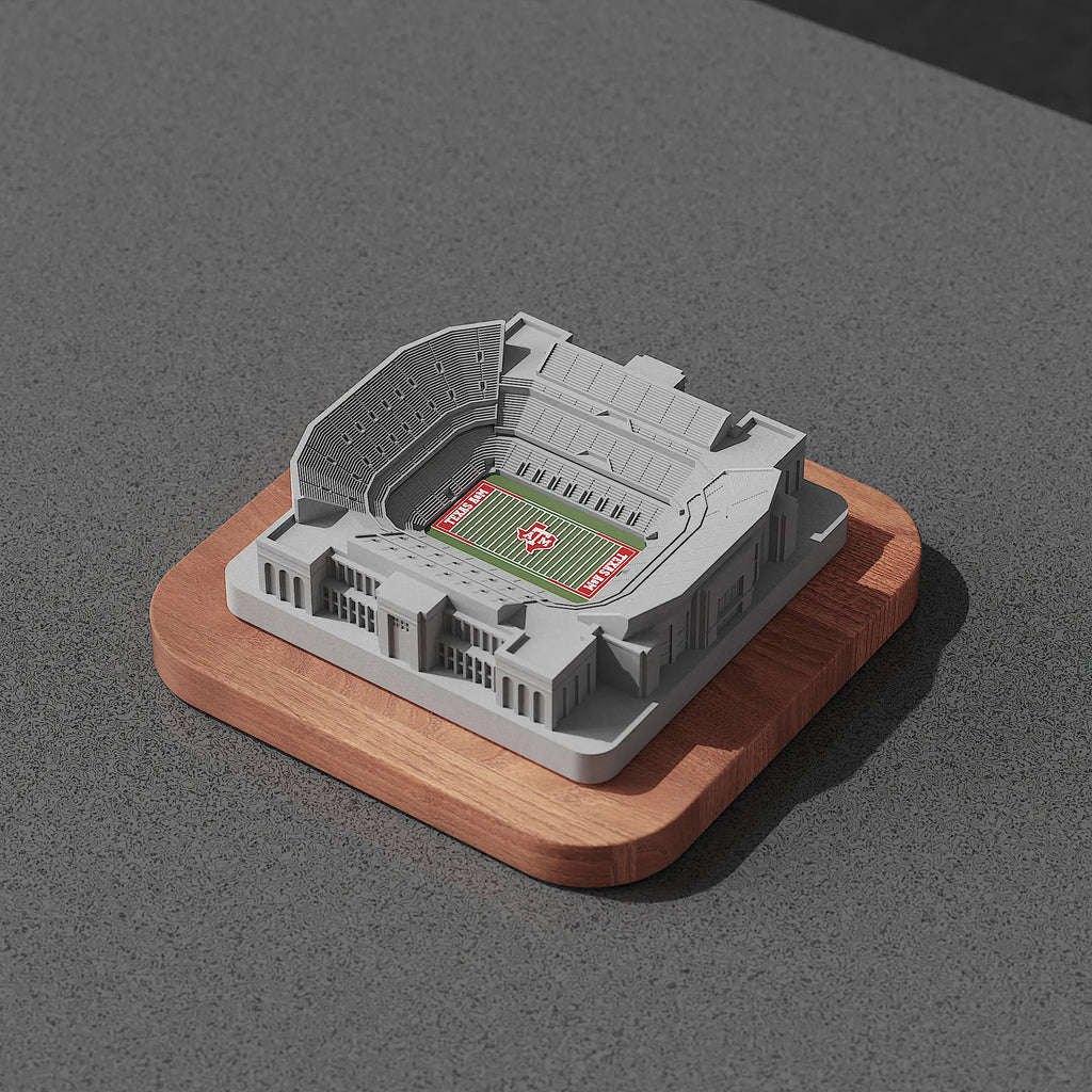 Texas A&M Kyle Field – architectural miniature, close-up texture detail