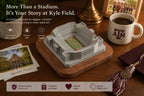 Texas A&M Kyle Field – concrete architectural model, hero shot
