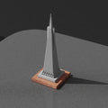 Transamerica Pyramid Concrete Model – San Francisco Landmark Miniature Architecture Sculpture