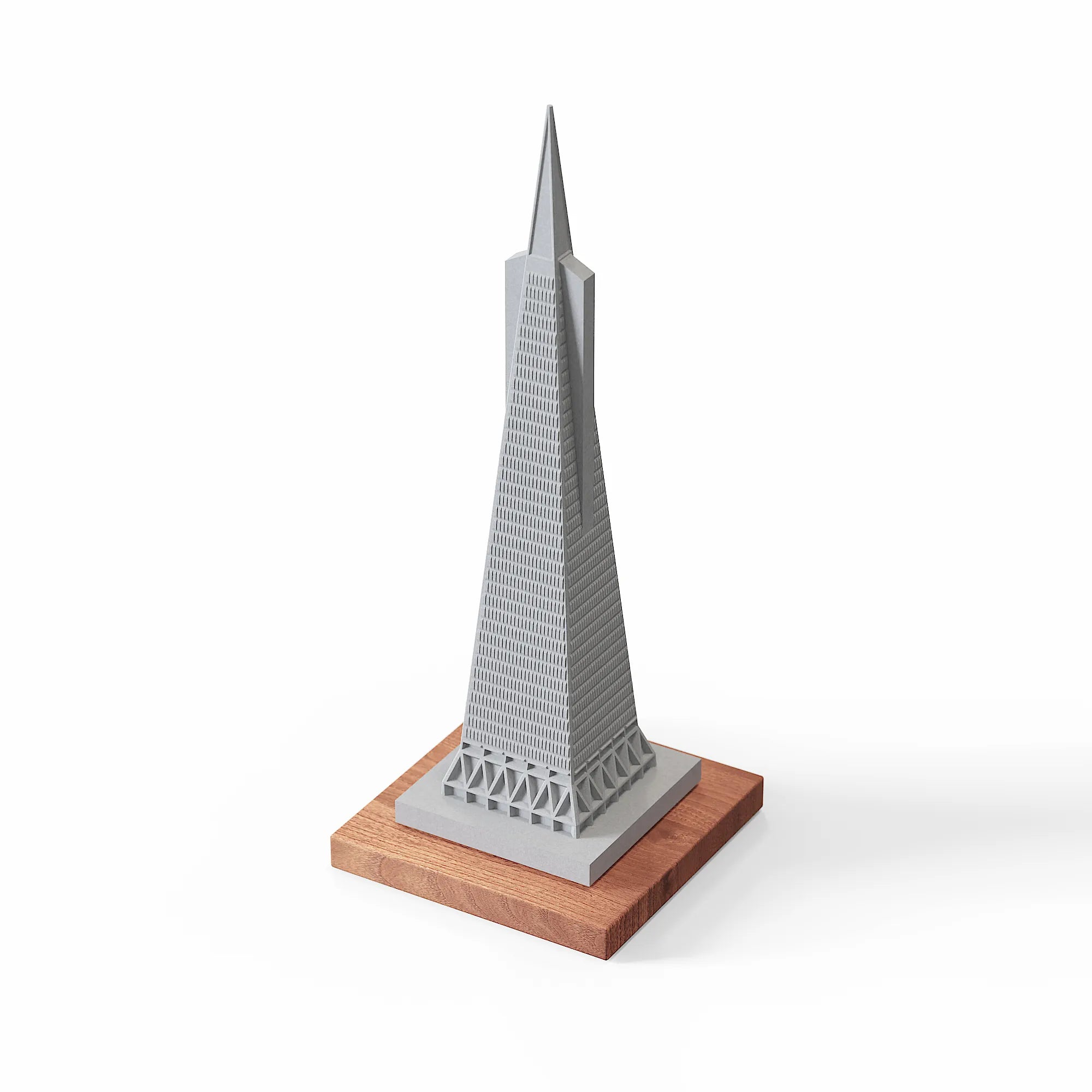 Transamerica Pyramid Concrete Model – San Francisco Landmark Miniature Architecture Sculpture