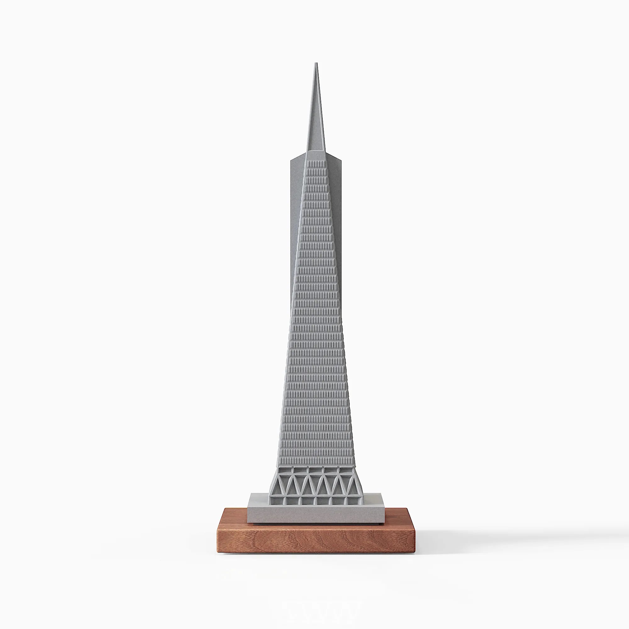 Transamerica Pyramid Concrete Model – San Francisco Landmark Miniature Architecture Sculpture