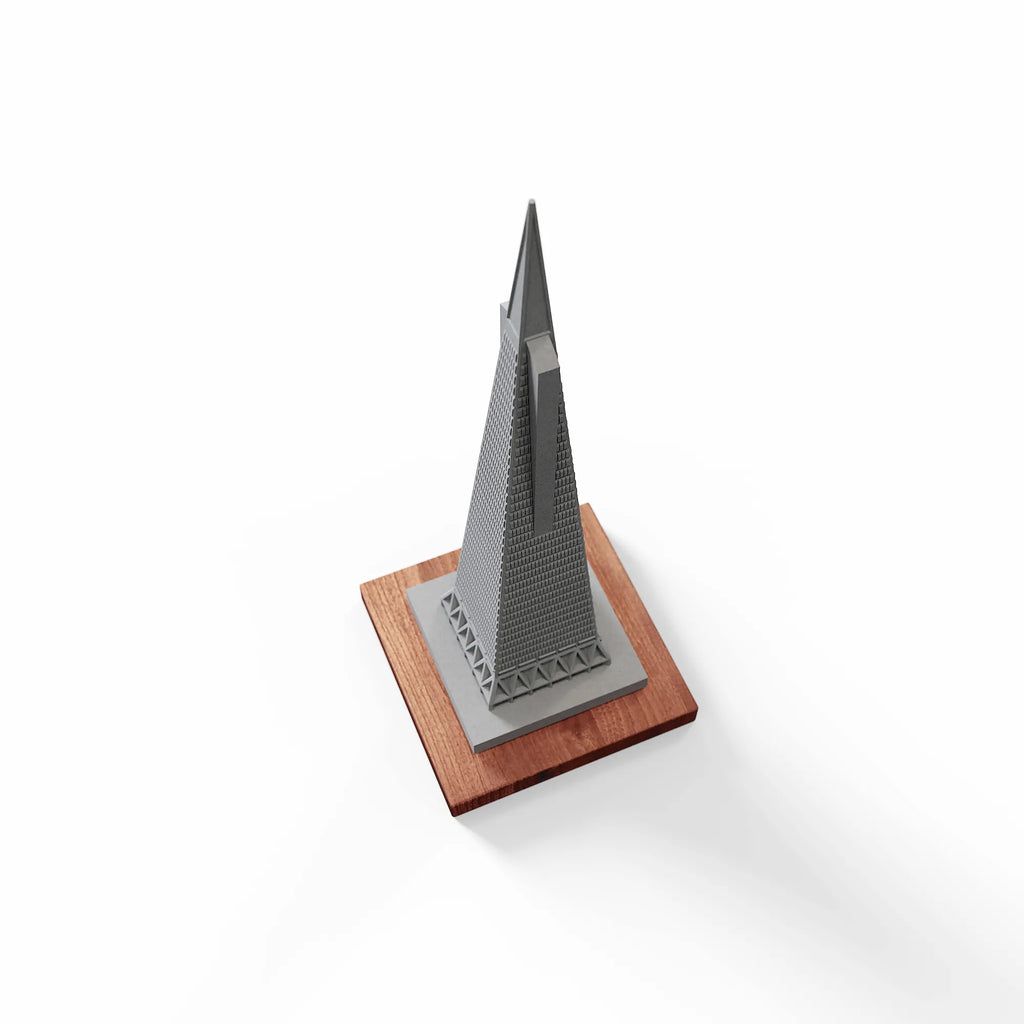 Transamerica Pyramid Concrete Model – San Francisco Landmark Miniature Architecture Sculpture