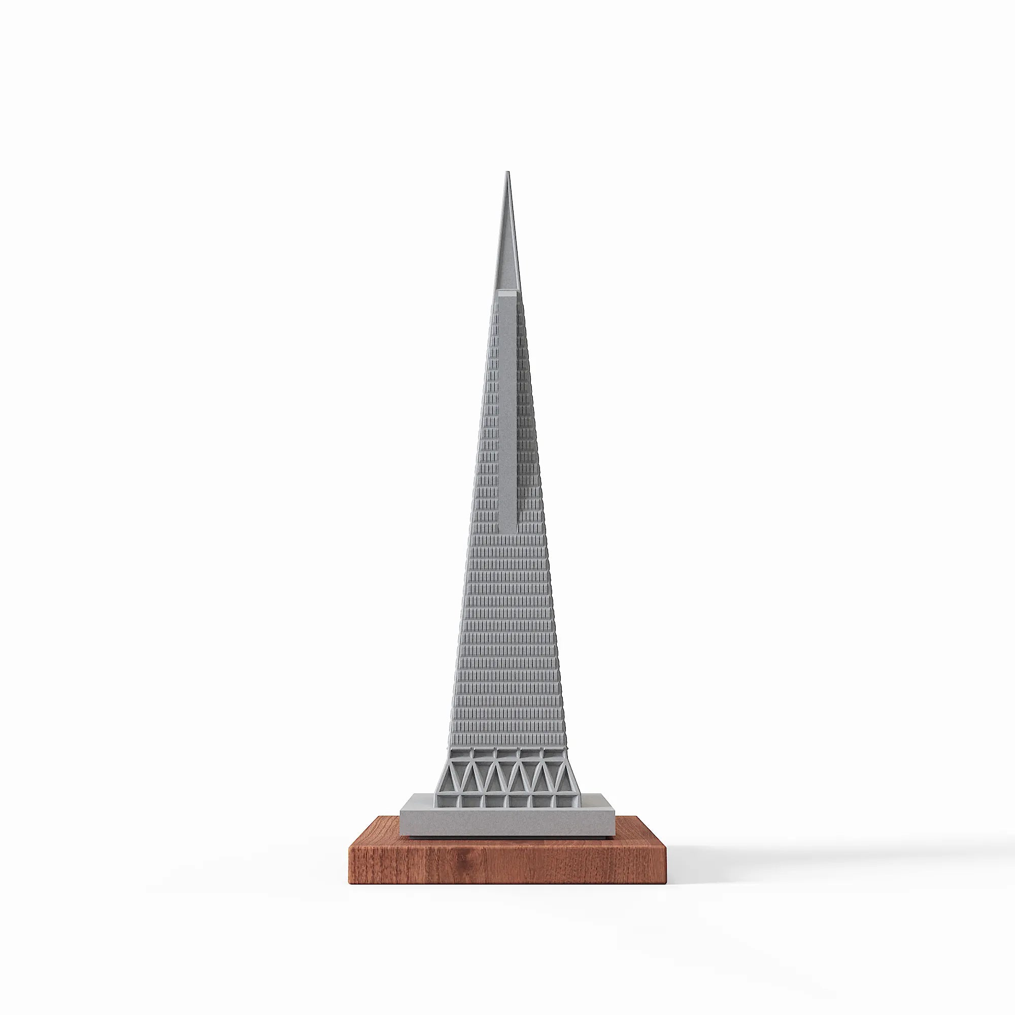 Transamerica Pyramid Concrete Model – San Francisco Landmark Miniature Architecture Sculpture
