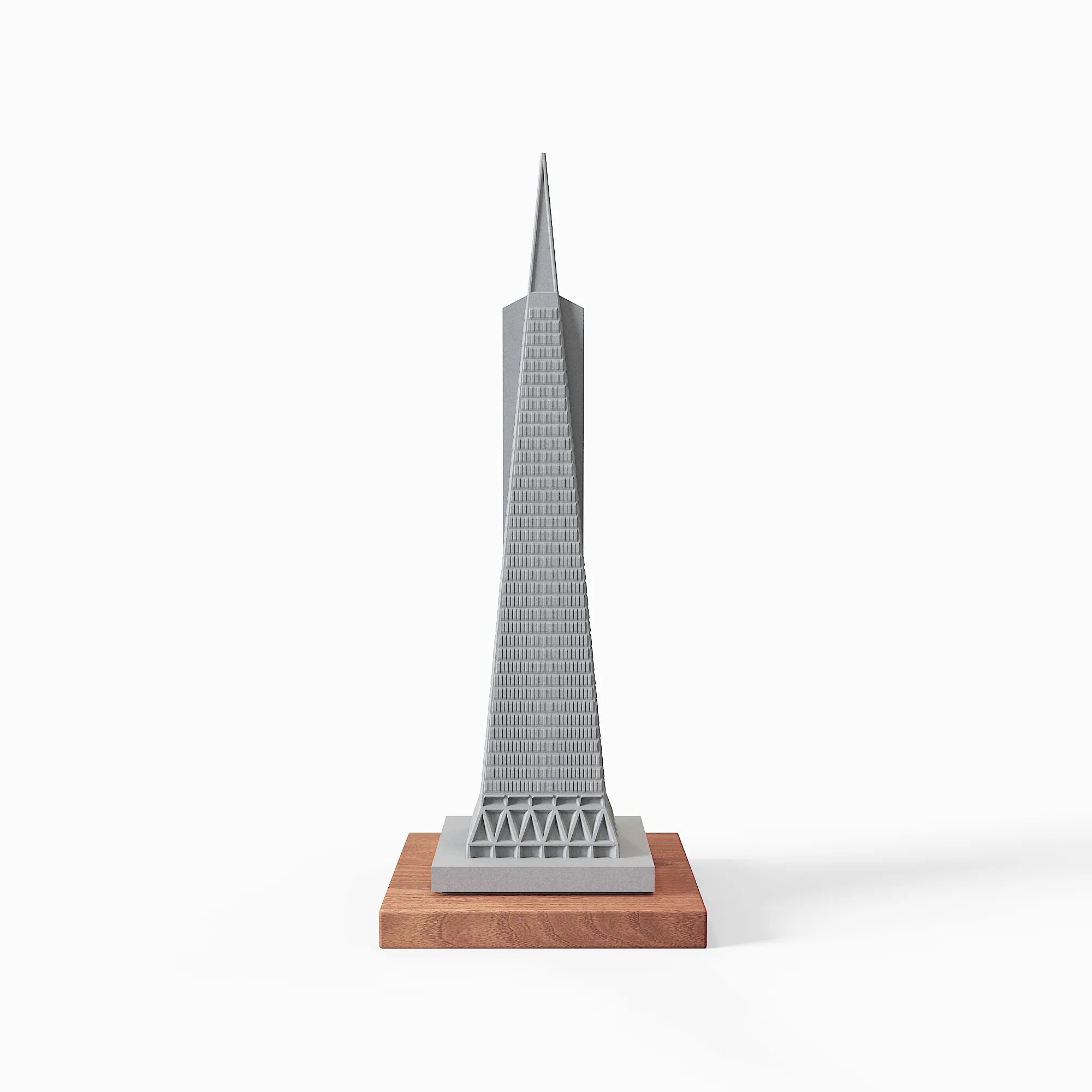 Transamerica Pyramid Concrete Model – San Francisco Landmark Miniature Architecture Sculpture