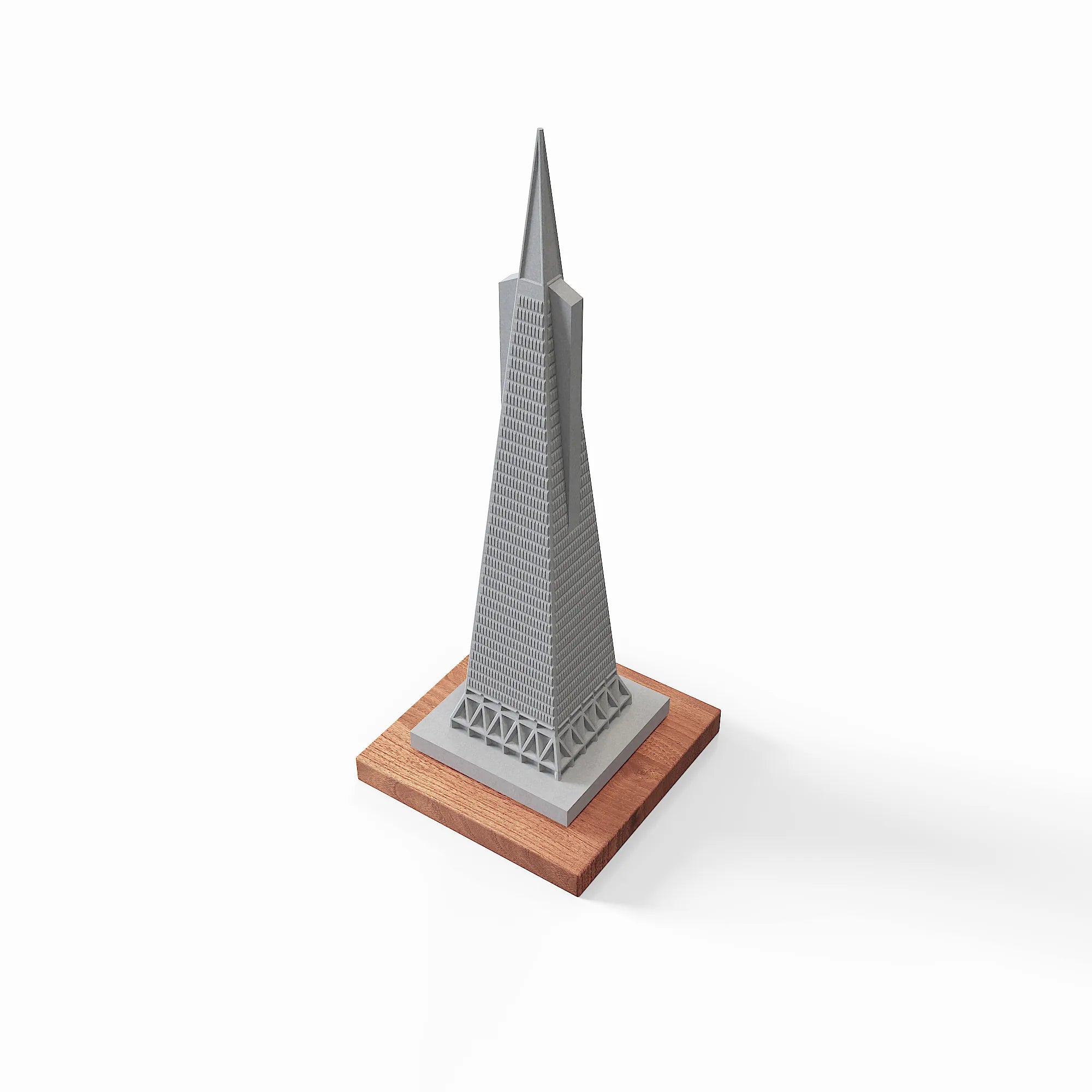 Transamerica Pyramid Concrete Model – San Francisco Landmark Miniature Architecture Sculpture