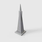 Transamerica Pyramid – San Francisco concrete miniature, front view