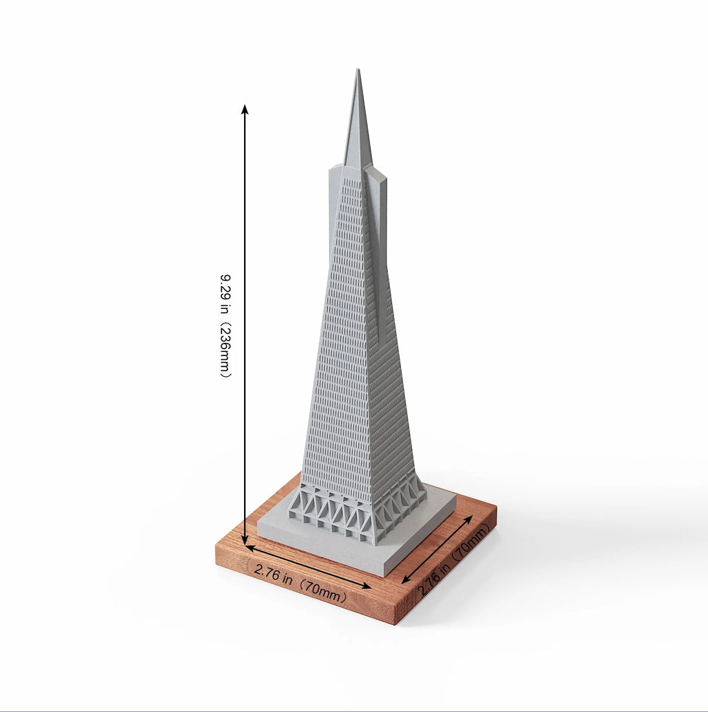 Transamerica Pyramid – custom concrete architectural miniature