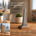 Transamerica Pyramid – handcrafted concrete miniature, front view