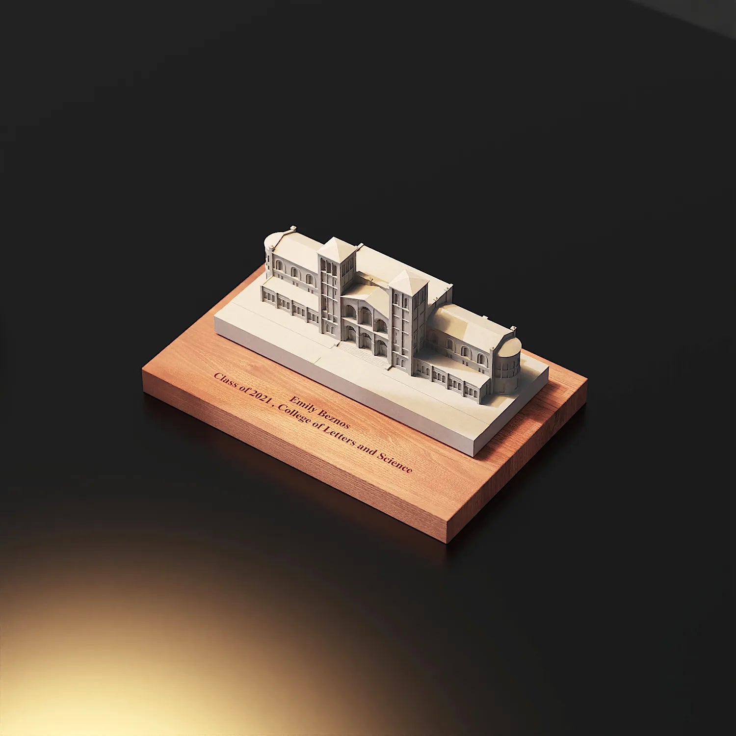 UCLA Royce Hall Concrete Model – Bruin Graduation Gift & Alumni Desk Decor