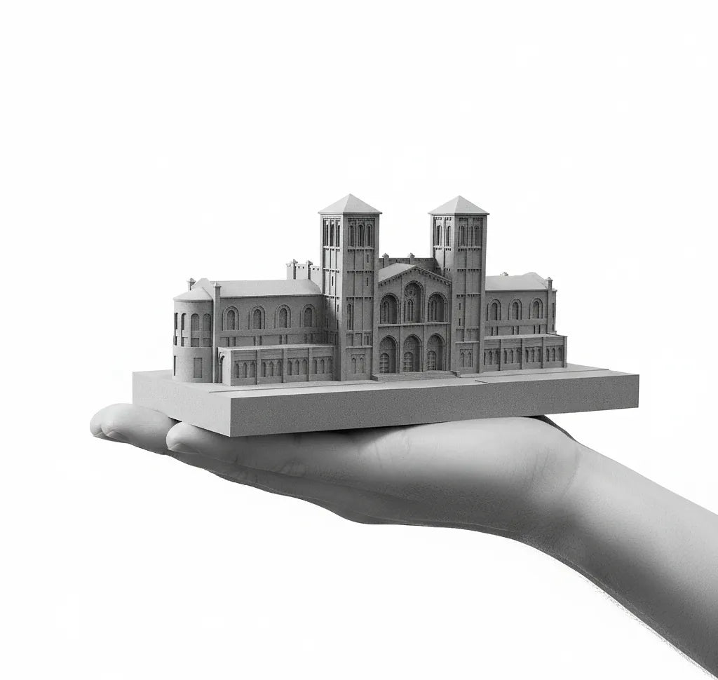 UCLA Royce Hall Concrete Model – Bruin Graduation Gift & Alumni Desk Decor