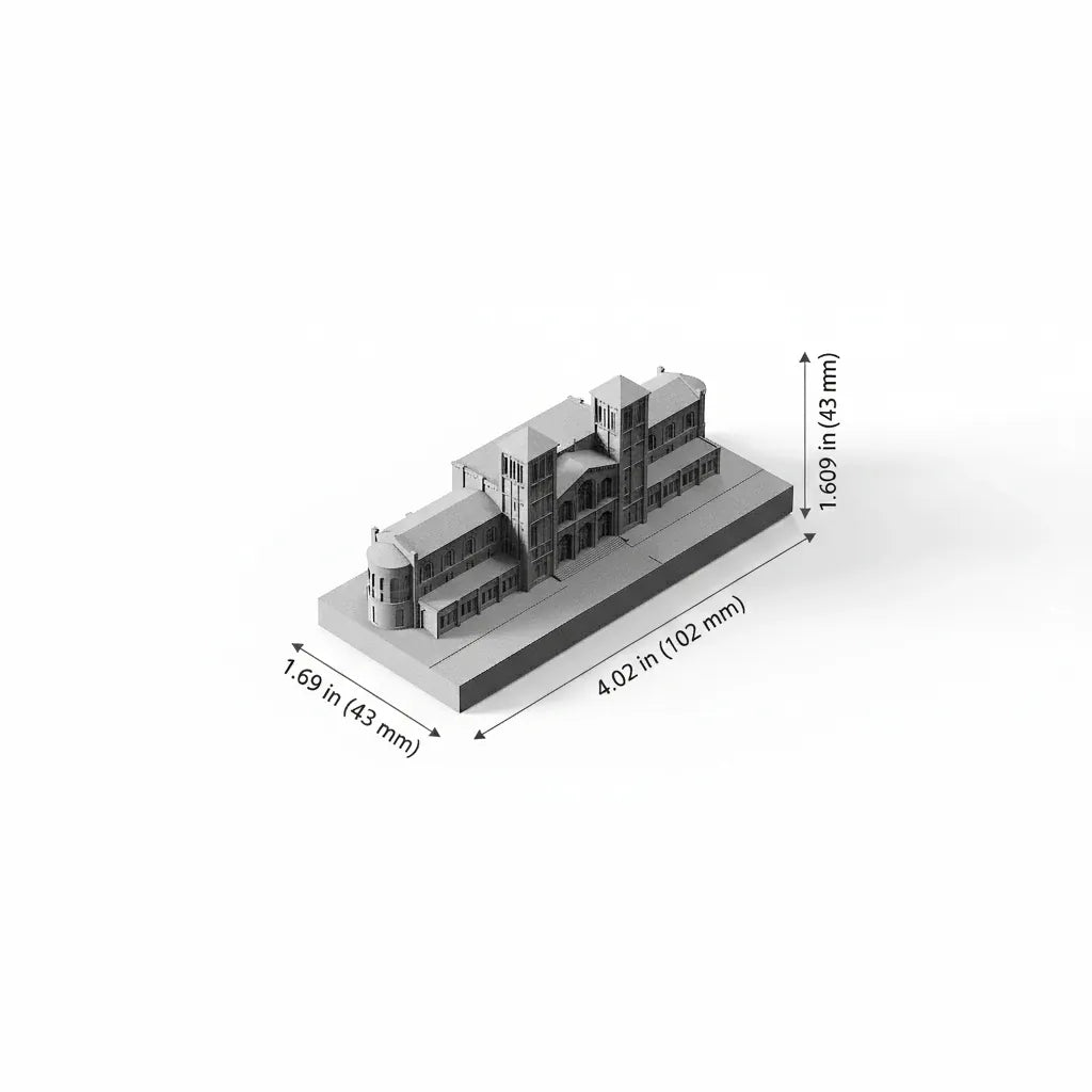 UCLA Royce Hall Concrete Model – Bruin Graduation Gift & Alumni Desk Decor