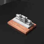 UCLA Royce Hall – concrete model, top-down view