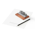 UCLA Royce Hall – concrete landmark model, lifestyle shot