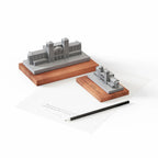 UCLA Royce Hall – architectural concrete sculpture, 45° view