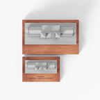 UCLA Royce Hall – handcrafted concrete replica, back view