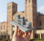 UCLA Royce Hall – handcrafted concrete sculpture with wood base