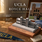 UCLA Royce Hall – concrete architectural model, hero shot