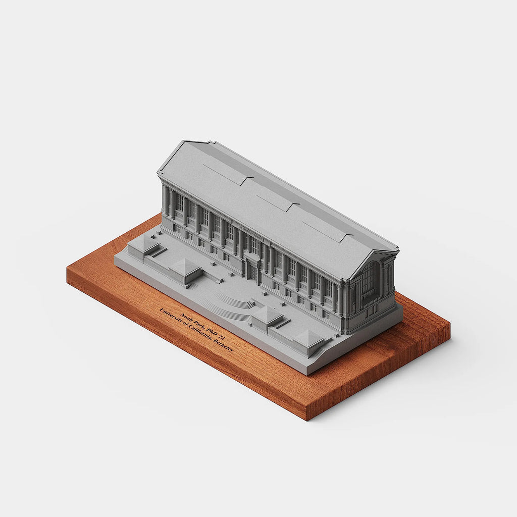 UC Berkeley Campanile – architectural concrete sculpture, 45° view