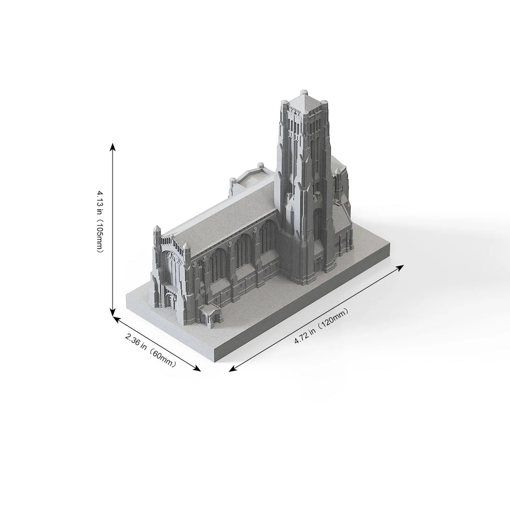 UChicago Rockefeller Chapel Concrete Model – University of Chicago Graduation Gift & Alumni Desk Decor