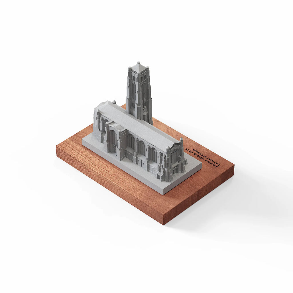 UChicago Rockefeller Chapel Concrete Model – University of Chicago Graduation Gift & Alumni Desk Decor