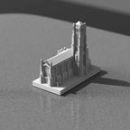 UChicago Rockefeller Chapel - concrete landmark model, lifestyle shot