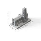 UChicago Rockefeller Chapel - custom concrete architectural miniature