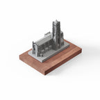 UChicago Rockefeller Chapel - handcrafted concrete replica, back view
