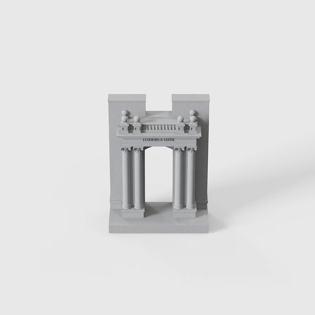 University of Illinois Hallene Gateway Model, UIUC Graduation Gift, Concrete Desktop Decor, UIUC Alumni Gift, Personalized UIUC Architecture