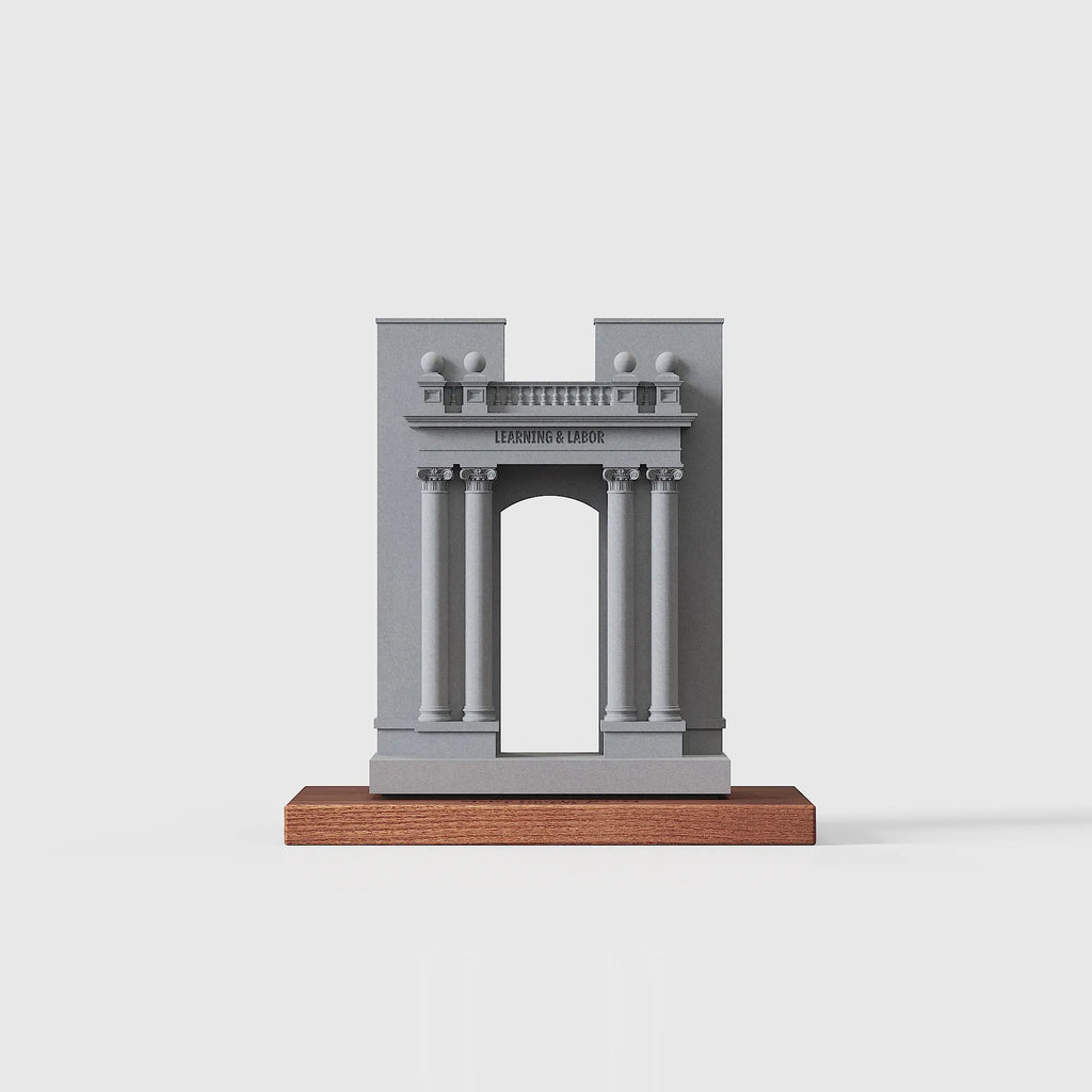 UIUC Hallene Gateway – scale model concrete architecture, Concretime