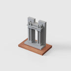UIUC Hallene Gateway – Concretime architectural miniature, studio shot