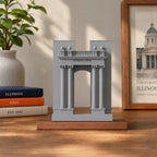 UIUC Hallene Gateway – concrete architectural model, hero shot