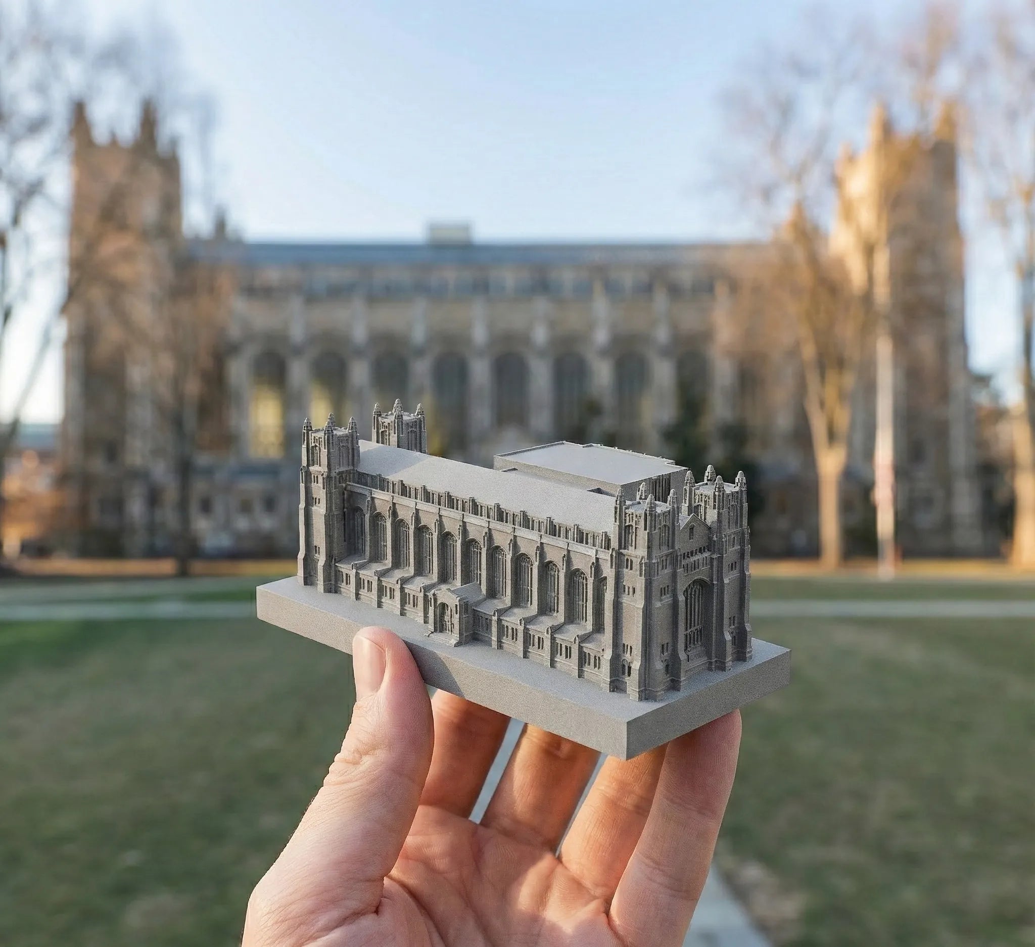 UMich Law Quad Concrete Model – University of Michigan Graduation Gift & Alumni Desk Decor