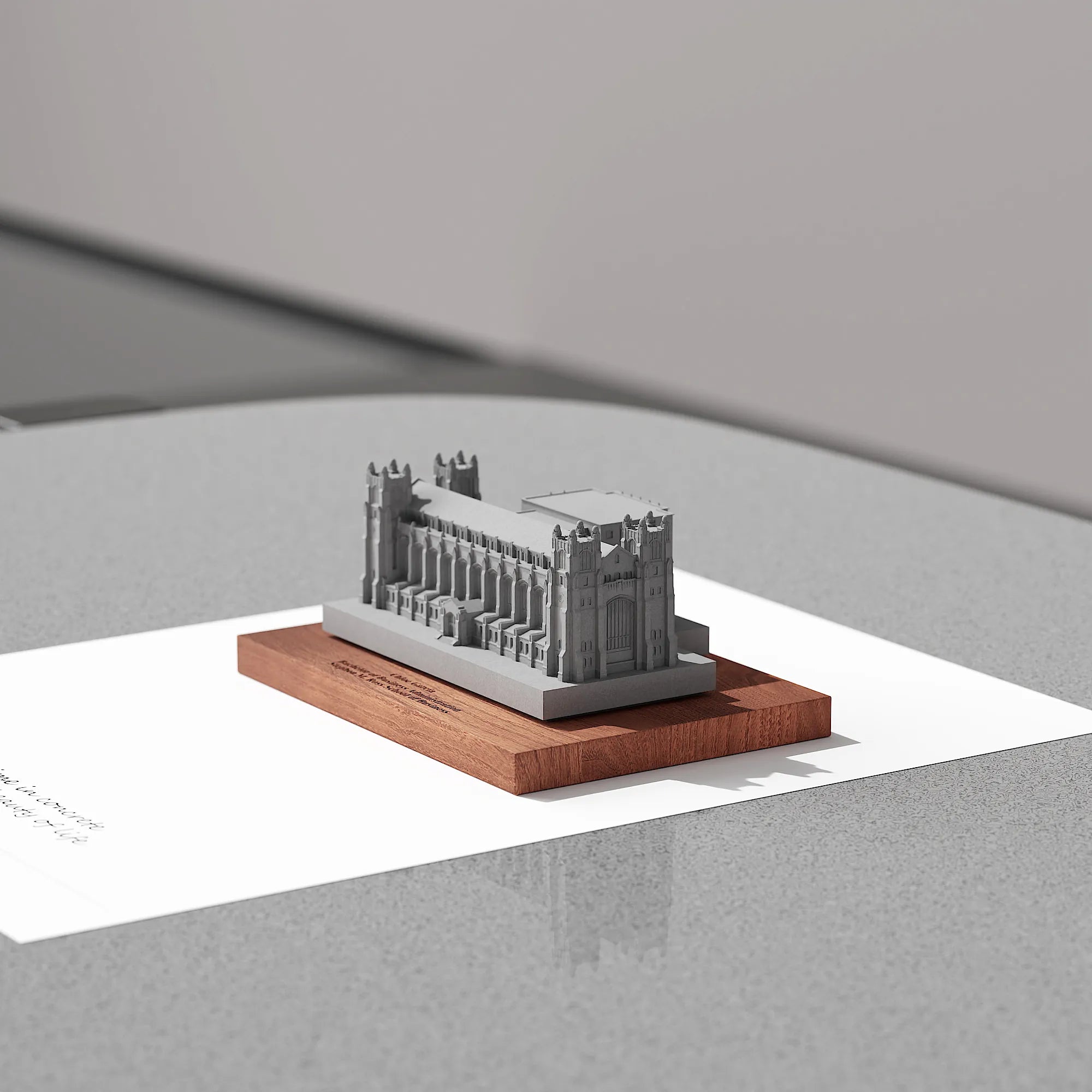 UMich Law Quad Concrete Model – University of Michigan Graduation Gift & Alumni Desk Decor